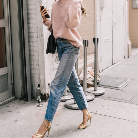 Gucci Shoes | Crawford Metallic Leather Knotted Strap Sandals Pumps, Gold - Picture 3 of 5